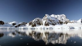 Mountain view in Antarctica. Mountain view travel on the ship in Antarctica